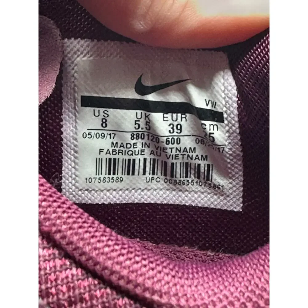 Nike Lunar Command 2 Size 8 Purple Pink Golf Shoes 880120-600